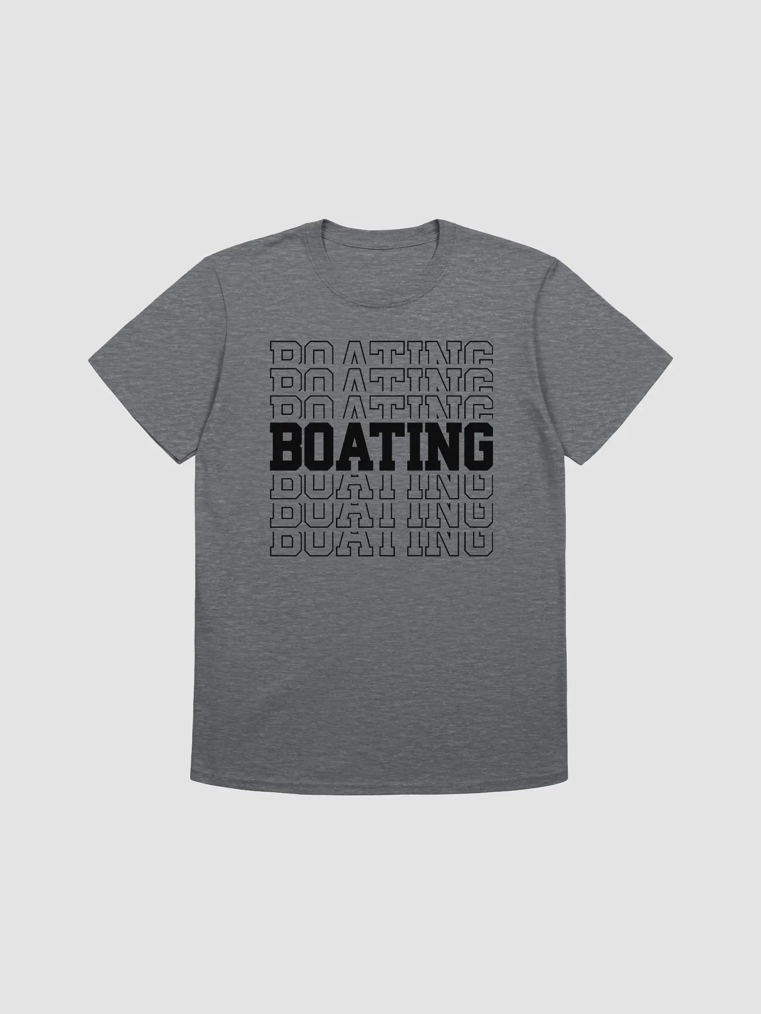 Boating (Black ink) Gildan 64000 Unisex Tshirt product image (3)
