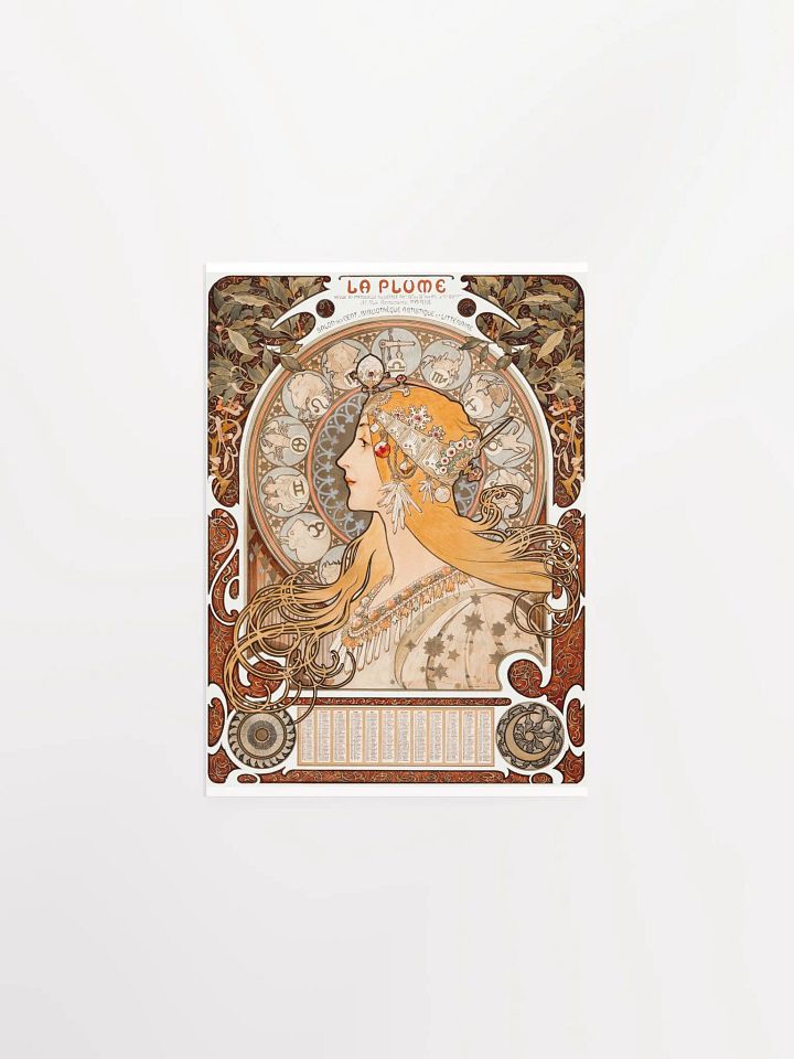 Zodiaque or La Plume by Alphonse Maria Mucha product image (1)