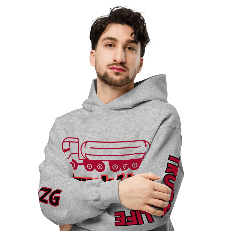 Truck Life Hoodie - White/Grey product image (6)