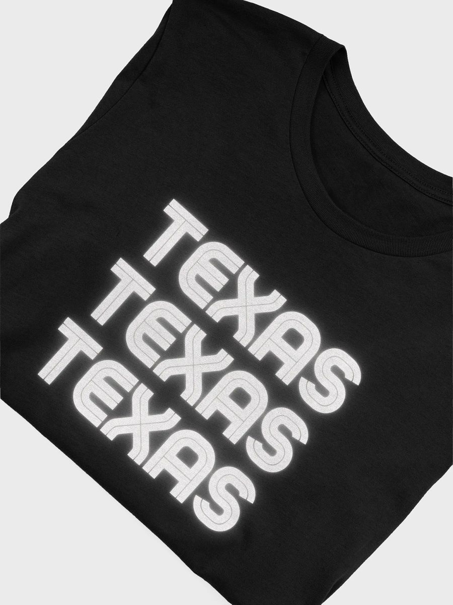 🤍 Triple Texas Neon Glow T-Shirt | Bella+Canvas Unisex Tee | Colo Pro Font in White Neon product image (5)