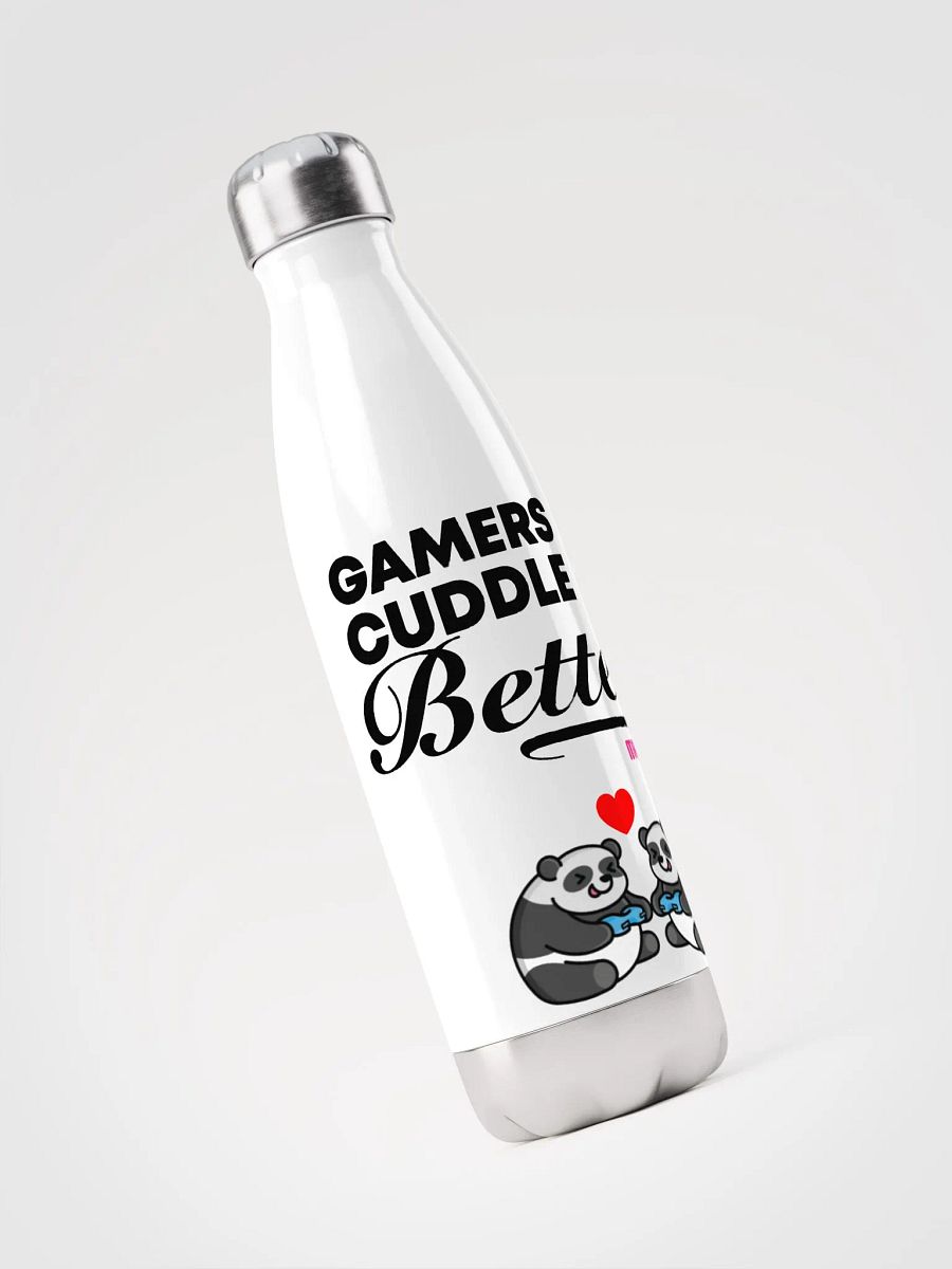 Gamers Cuddle Better Water Bottle product image (3)