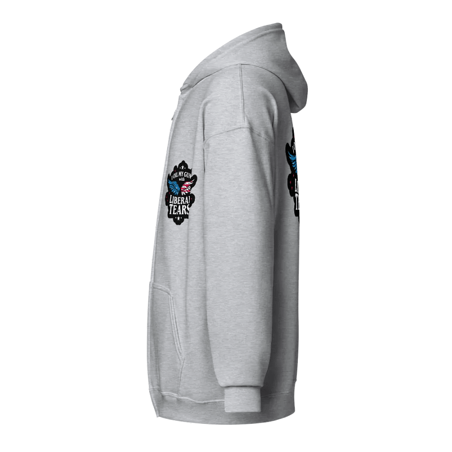 Zip Hoodie: Liberal Tears Gun Oil product image (15)