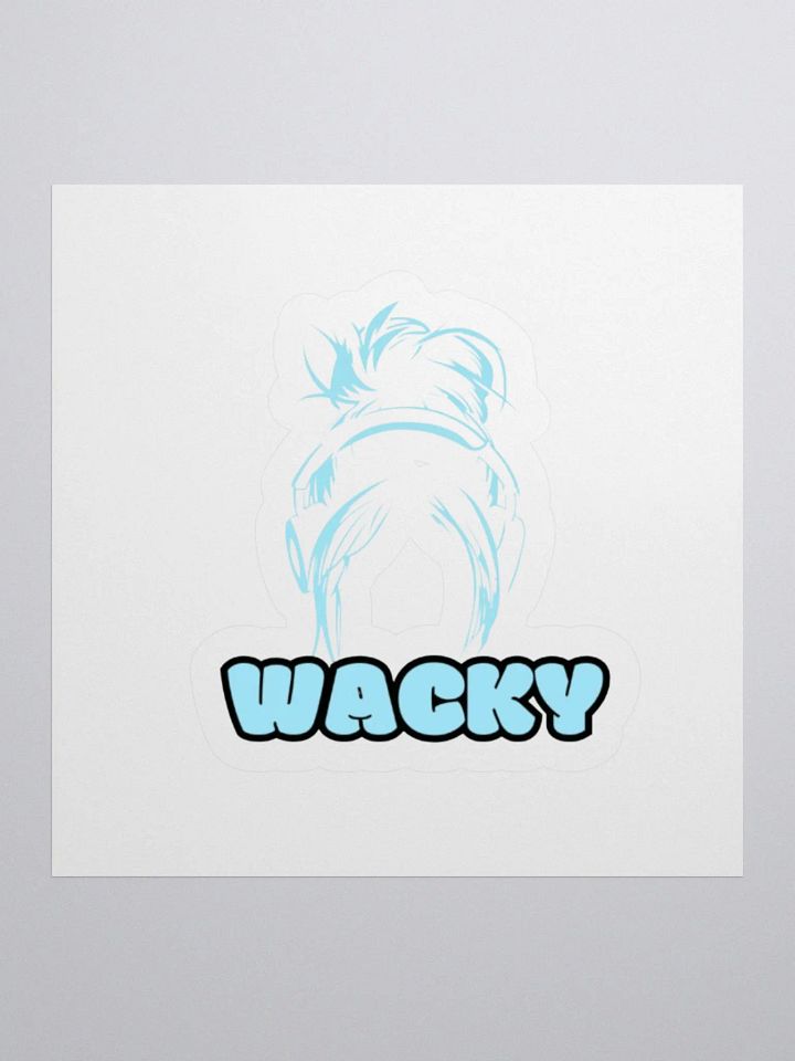 Blue Wacky Sticker product image (1)