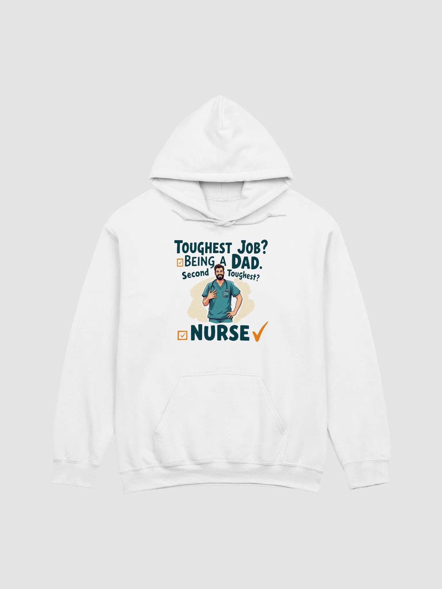 Dad and Nurse Classic Hoodie product image (4)