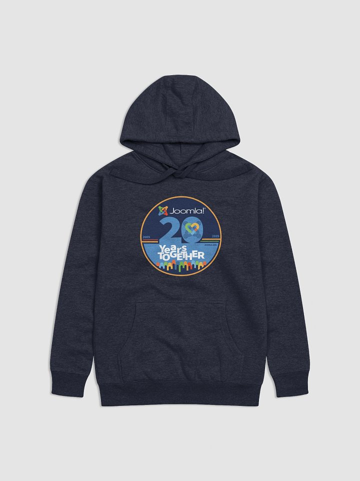 Joomla 20th Anniversary Edition<br />— Unisex Premium Hoodie / Colour— product image (1)
