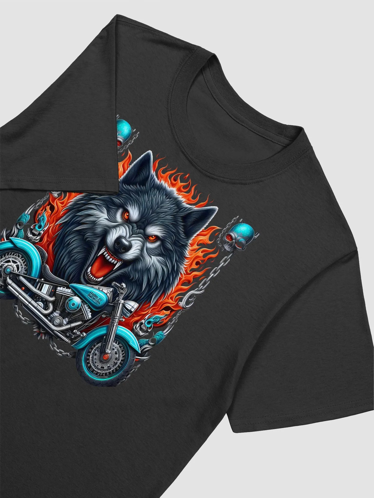 Fierce Wolf Rider T-Shirt #44 product image (3)