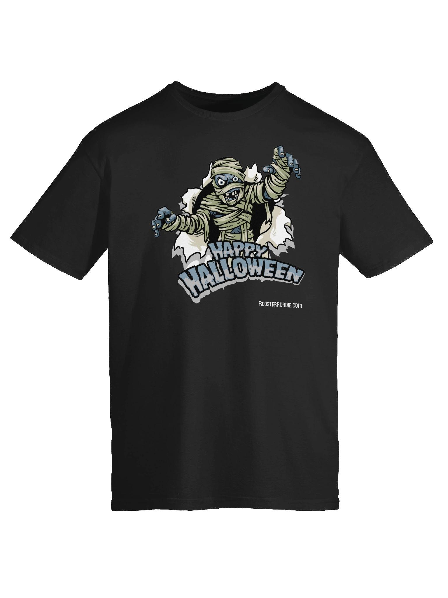 Happy Halloween Mummy T-Shirt – Scary Undead Monster Tee, Spooky Halloween Graphic Shirt product image (57)
