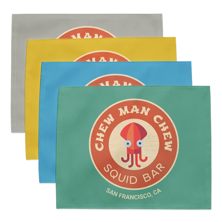 Chew Man Chew Squid Bar Placemats (Set of 4) product image (2)