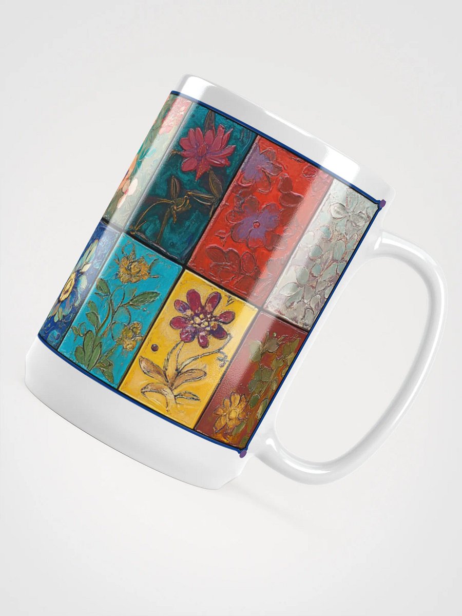 Floral Collage Tile Mug 15oz product image (4)