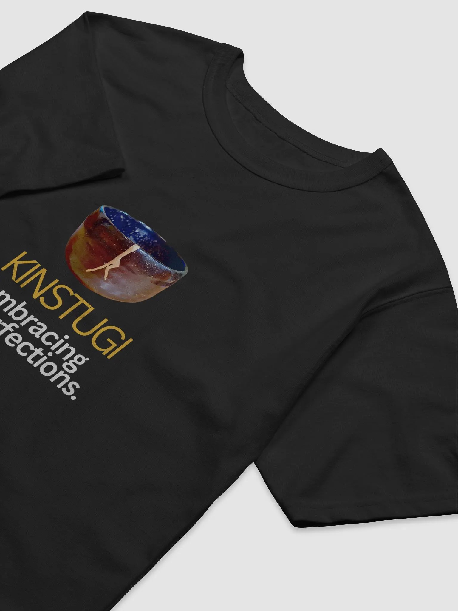 Champion T105 with original Kintsugi black tea bowl design product image (3)