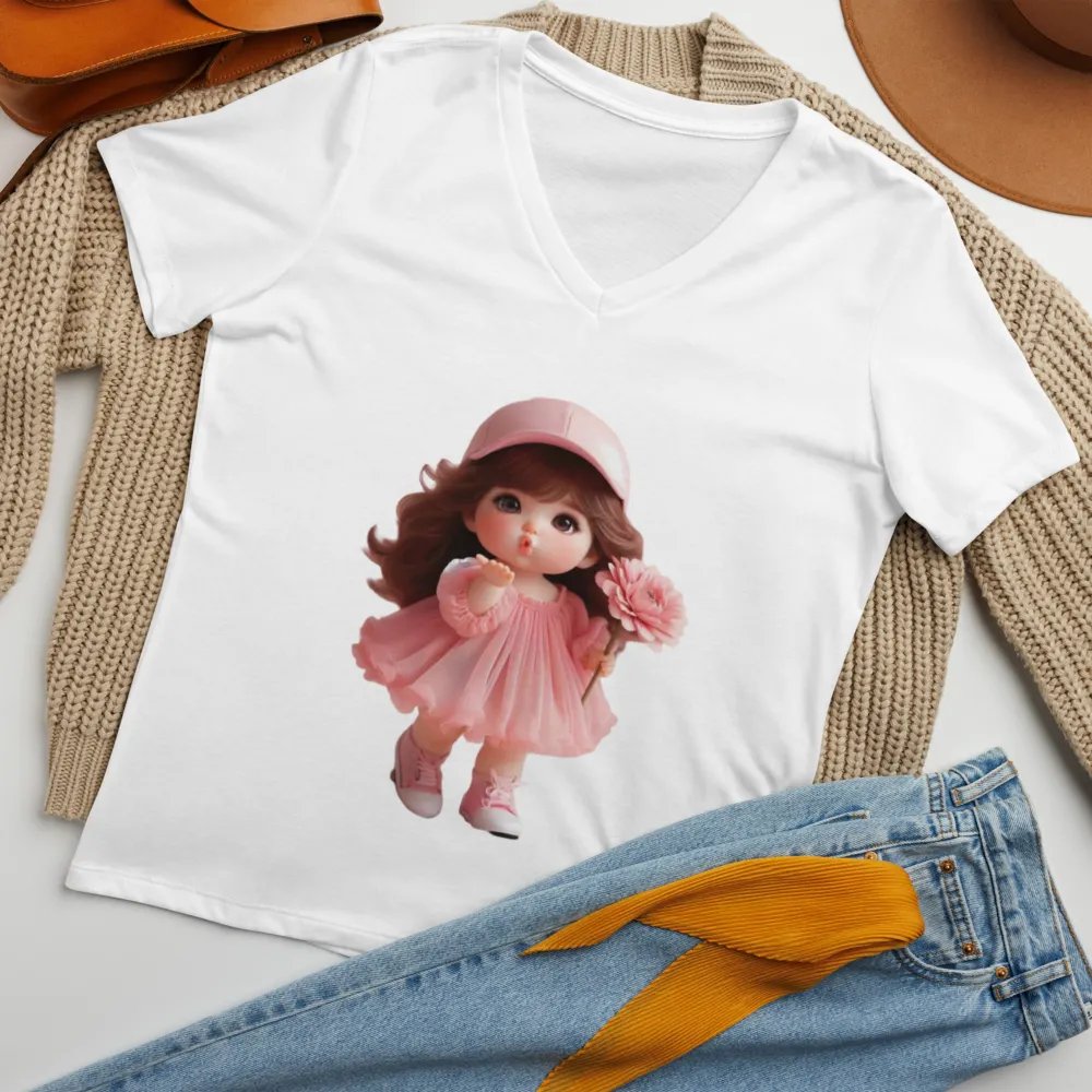 Bella+Canvas Women's Relaxed V-Neck T-Shirt product image (7)