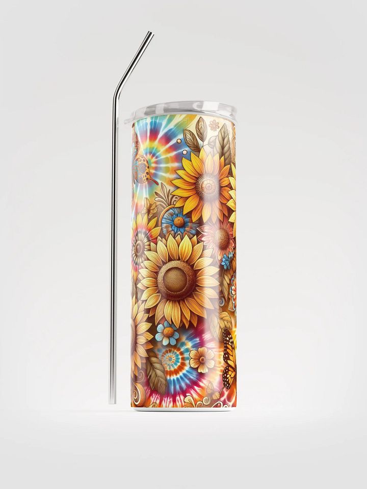 Sunflower Serenity Stainless Steel Tumbler product image (2)
