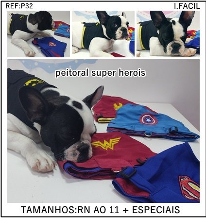 Peitoral Super Heróis - Modelagem Pet PDF product image (1)