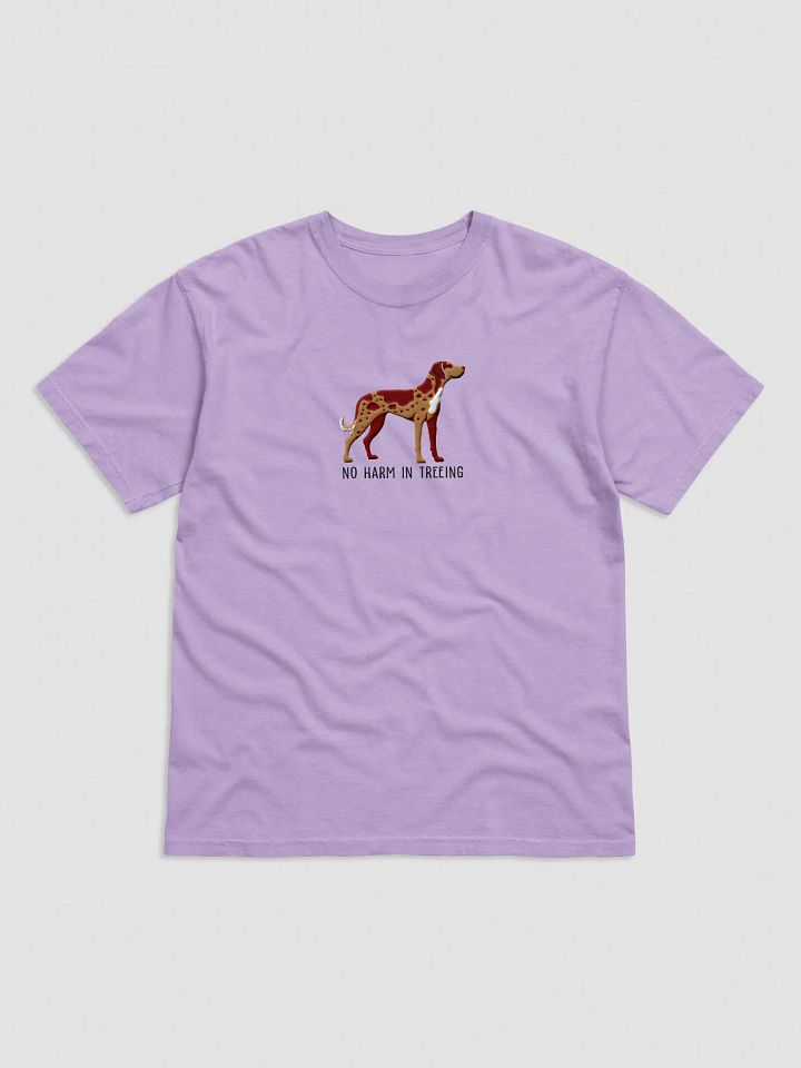 No Harm Treeing T-Shirt(Embroidered) of a Catahoula Leopard Dog(Red Leopard) product image (25)