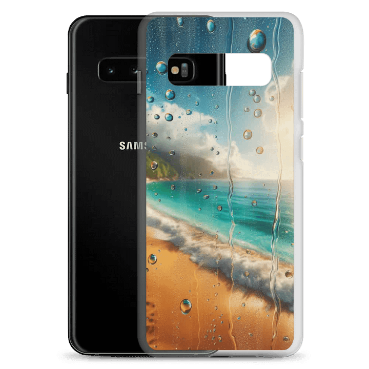 Serene Beach Vista Clear Samsung® Case | Ai Design product image (20)