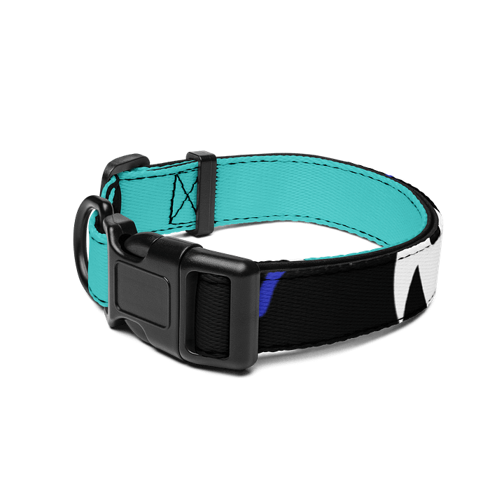 Destination Bigfoot Bronco Monogram Bigfoot Logo Dog Collar (Dark Turquoise) product image (2)