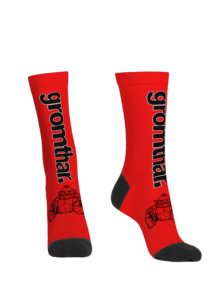 Eco-Friendly Gromthar Crew Socks product image (2)