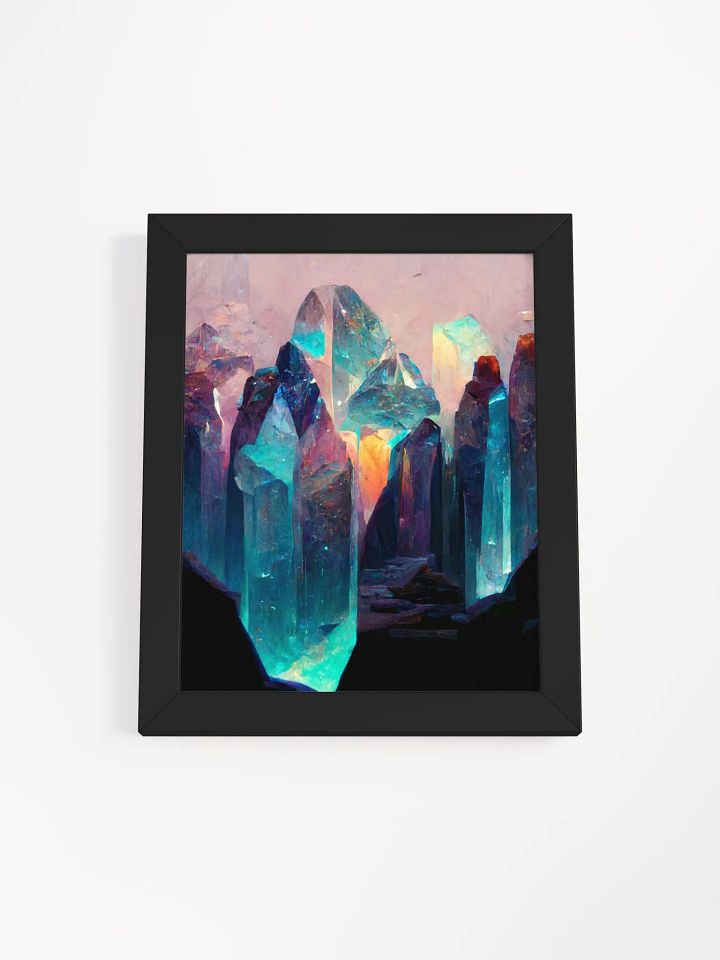 The Crystal Ship, Framed Poster with Matte paper and UV protective front product image (1)