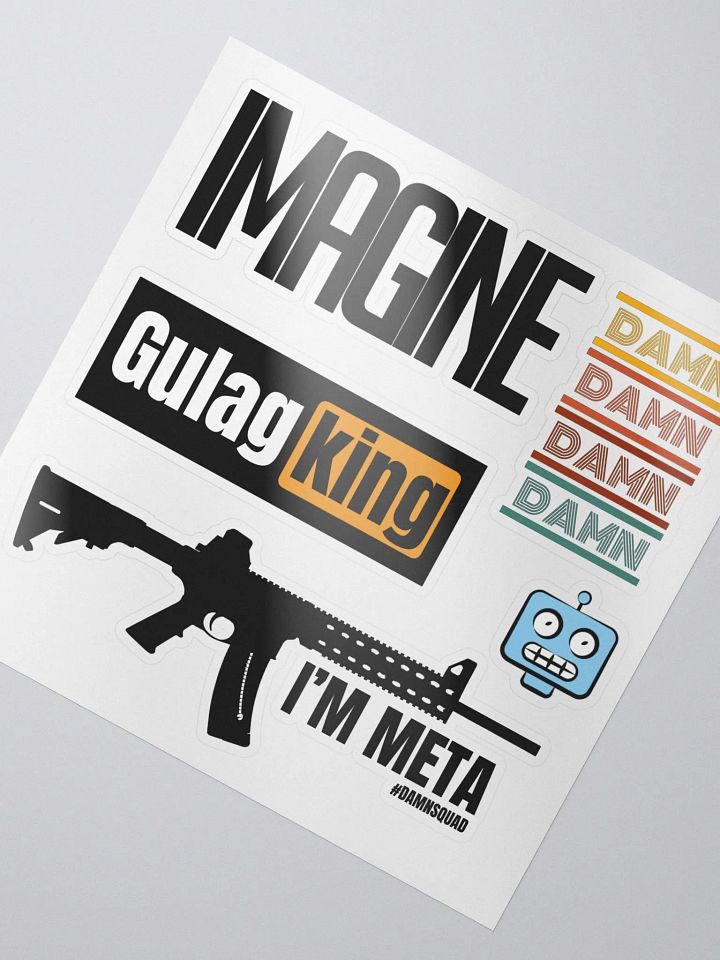 DamnSquad Sticker Sheet v2 product image (2)