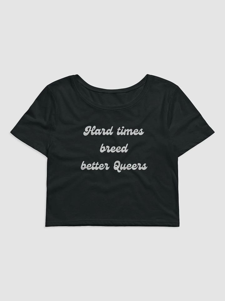 Hard Times Crop Top White product image (1)