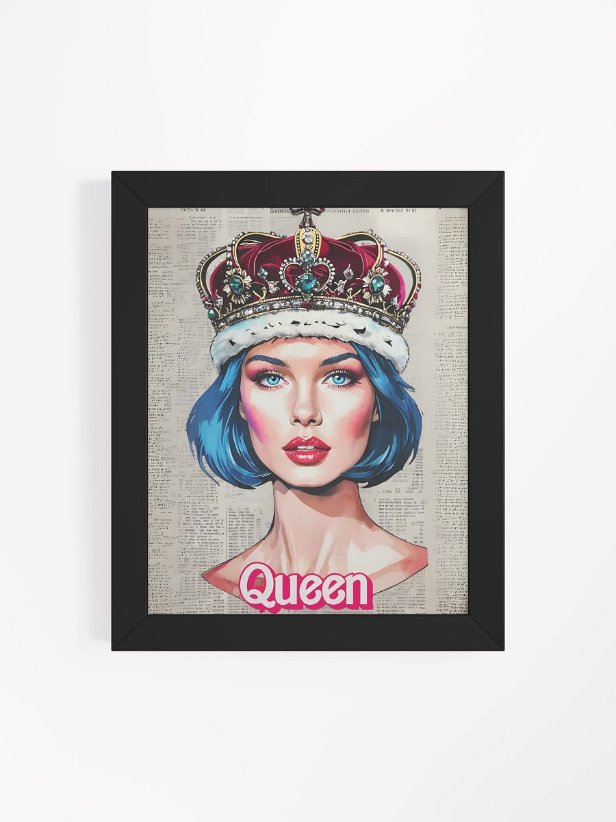Regal Blue Crown Queen Poster product image (5)