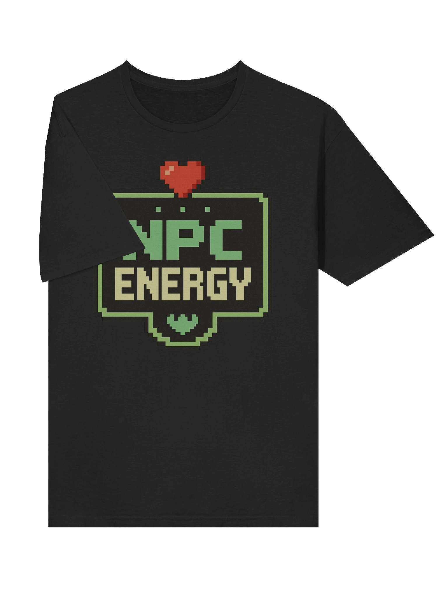 NPC Energy – Retro Pixel Gamer Meme Tee product image (5)