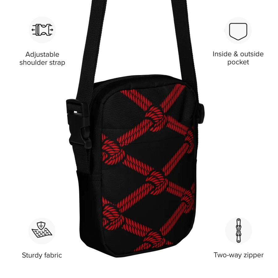 Diamond Tie hip bag (Red) product image (4)