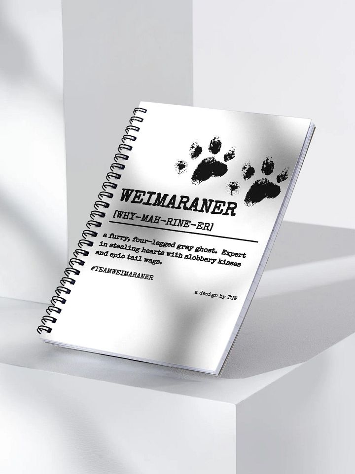 Definition of Weimaraner - Spiral Notebook product image (1)