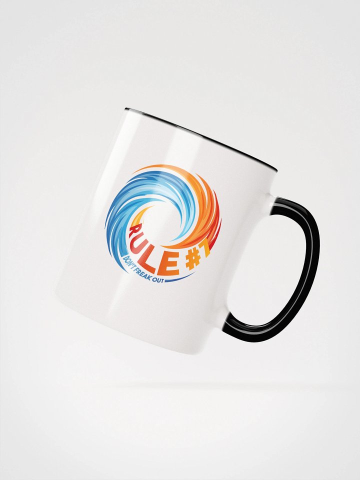 Rule #7 Ceramic Mug Orange and Blue product image (22)