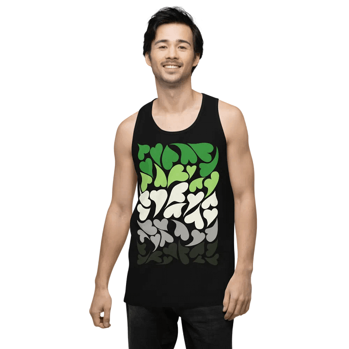 Nestled PRIDE Aromantic Tank Top product image (5)