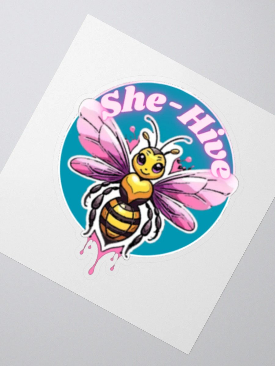 She-Hive Bee Kiss Cut Stickers product image (8)