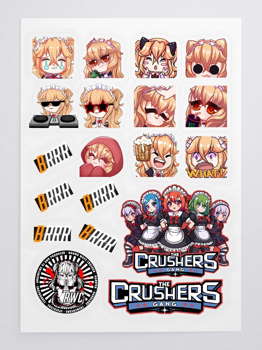Lizzy and the Crushers Gang Sticker Sheet product image (3)