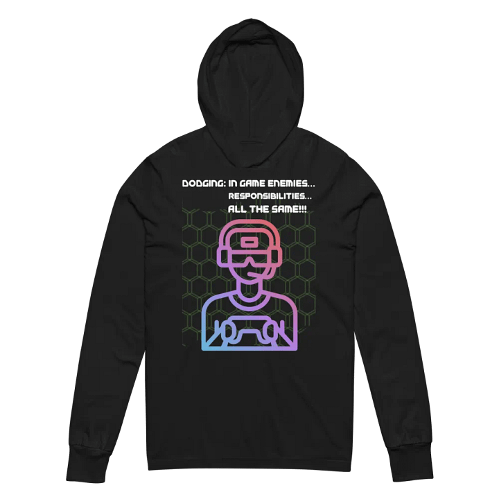 Vivid Vibes Gamer Unisex Hooded Tee product image (2)