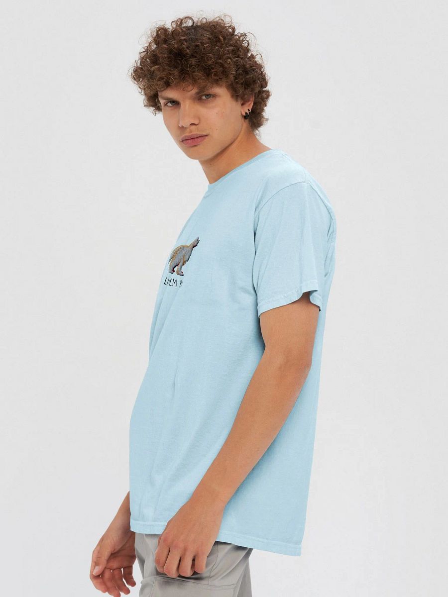I Like 'Em Big T-Shirt(Embroidered) of a Newfoundland(Grey) product image (9)