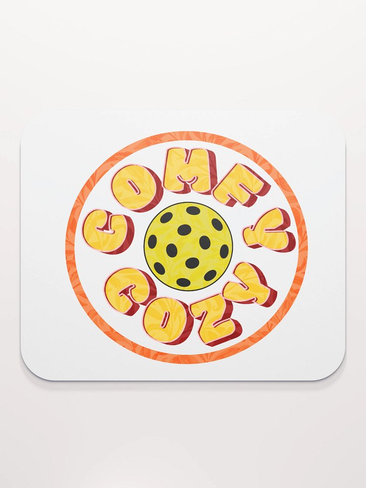 Comfy Cozy Pickleball Circle Vibes Mouse Pad product image (2)