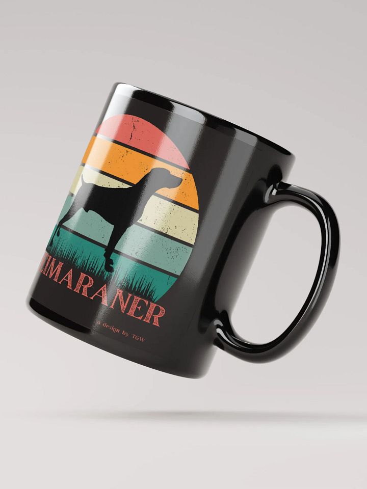 Vintage Weim - Black Glossy Mug product image (1)