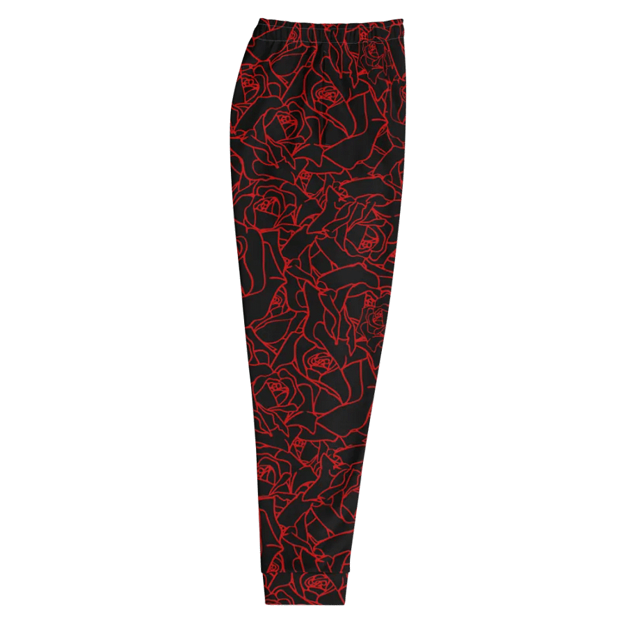 Loads of Roses · black-red joggers product image (10)