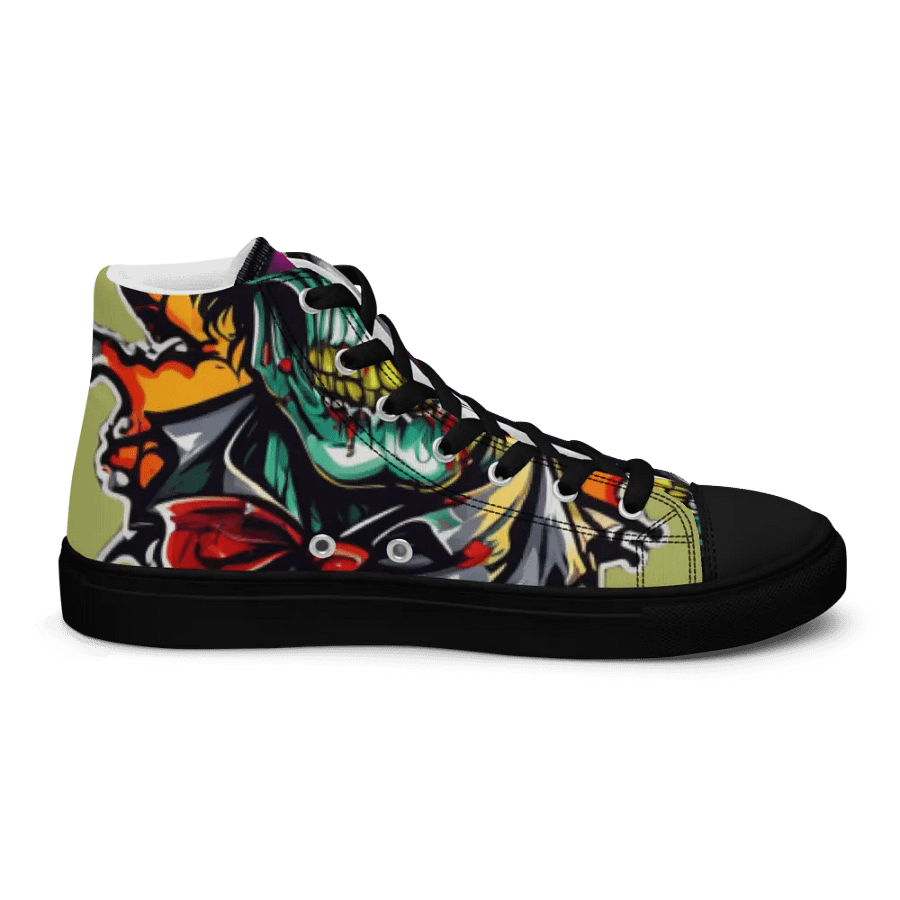 Halloween Glowing Eyes Skeleton High Tops product image (9)