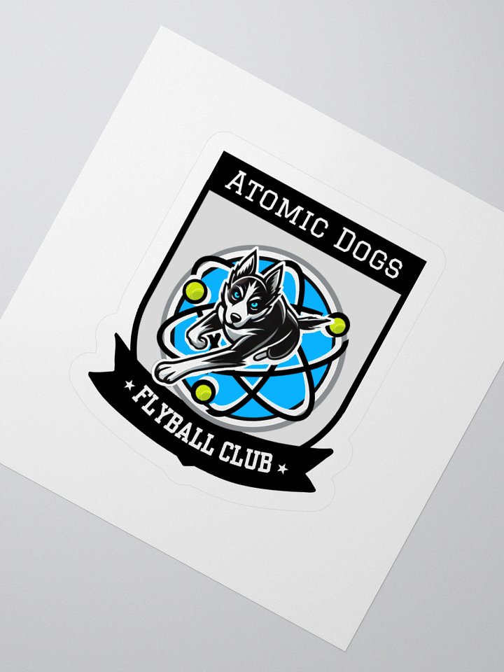 Atomic Dogs Flyball Club Kiss Cut Stickers product image (2)