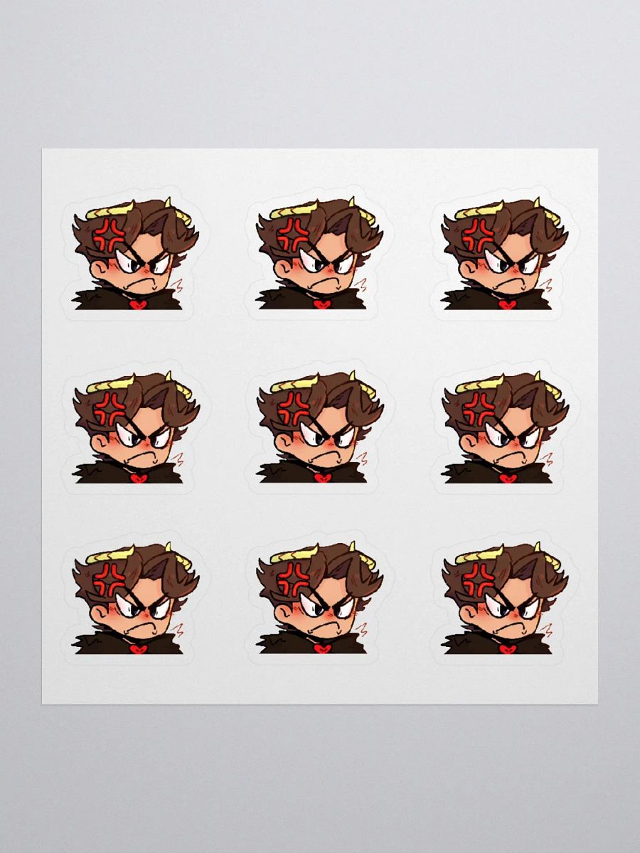 Nukeri Emote Sticker Set - 9x Angry product image (3)