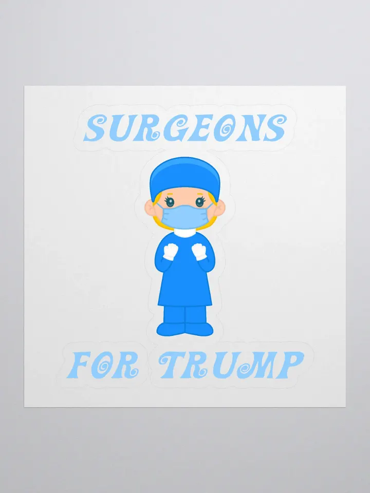 Surgeons For Trump 2024 (F) Sticker product image (1)