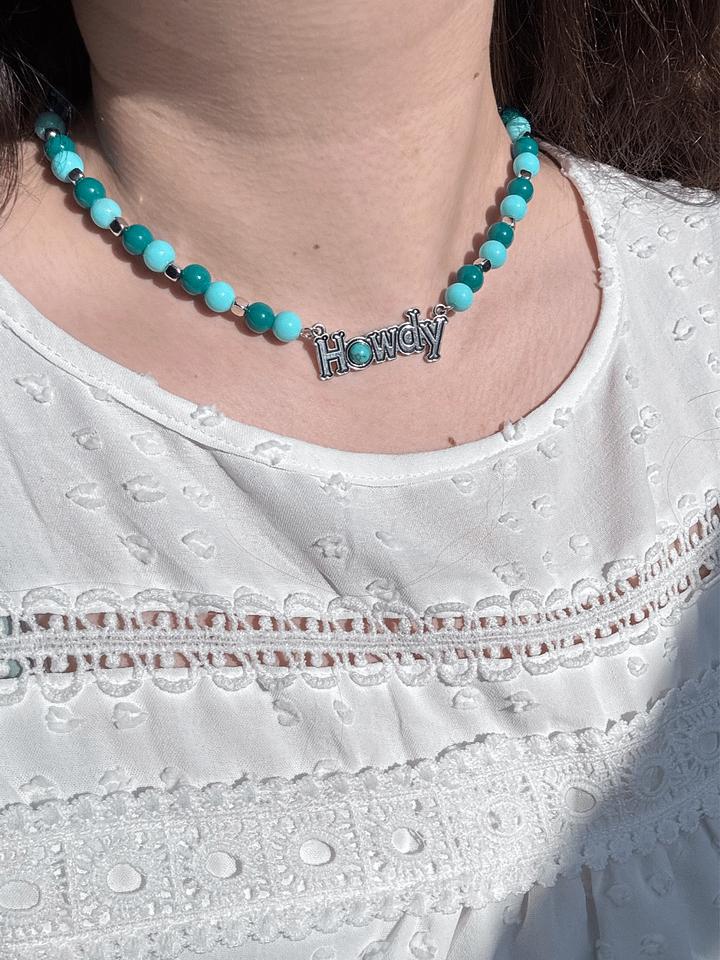 Turquoise HOWDY Necklace product image (1)
