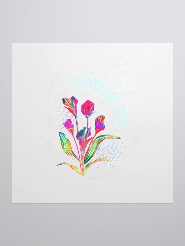 Psychedelic Blooms Kiss Cut Stickers product image (1)
