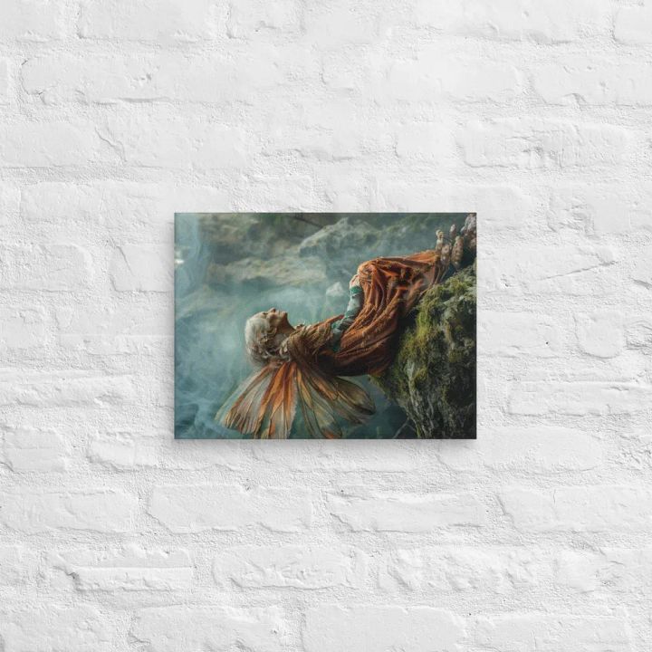 Elder fairy on a rock - Canvas product image (2)