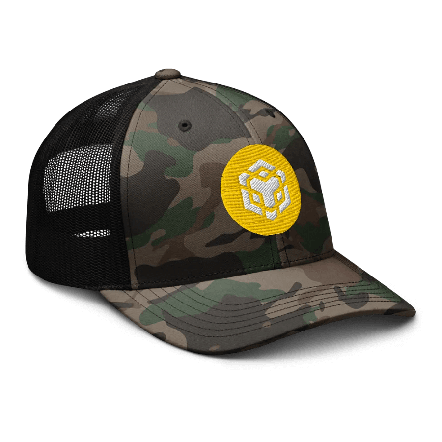 BNB Logo Embroidered Camo Hat product image (3)