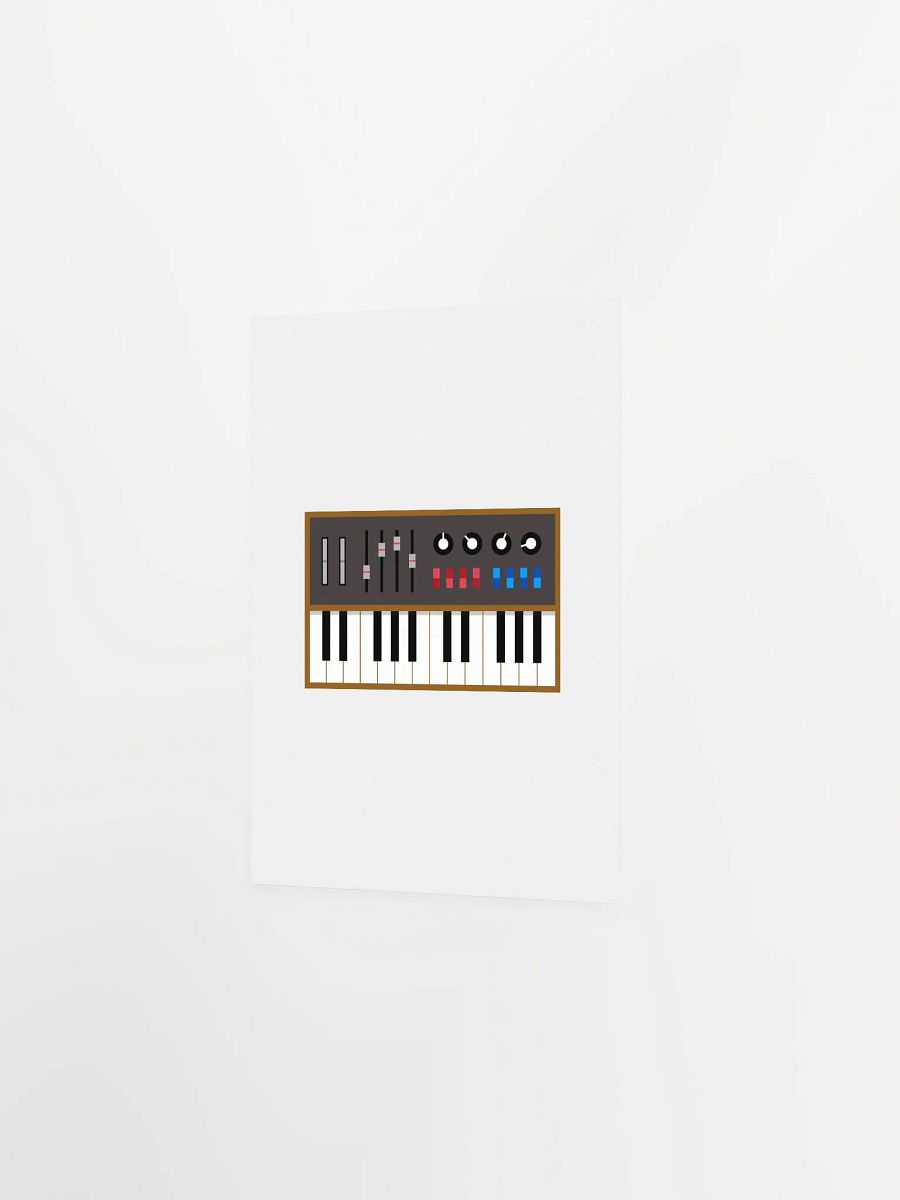 Vintage Analog Synth Print product image (15)