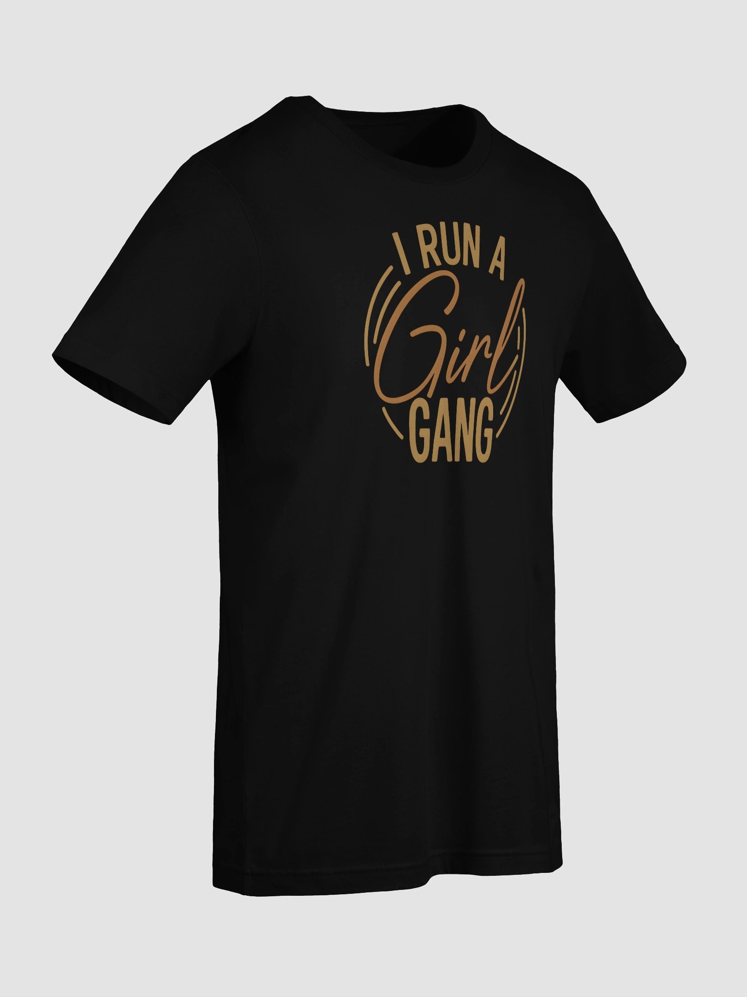 I Run a Girl Gang T-Shirt | Empowering Mom Life Tee | Cute Girl Mom Shirt for Women product image (9)