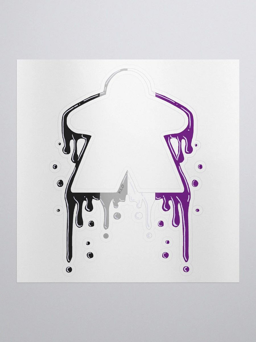 Drippy Ace Pride Meeple Sticker product image (2)