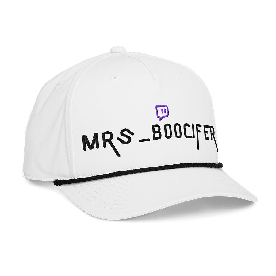 Mrs Boo Golf Hat -White/Black product image (3)