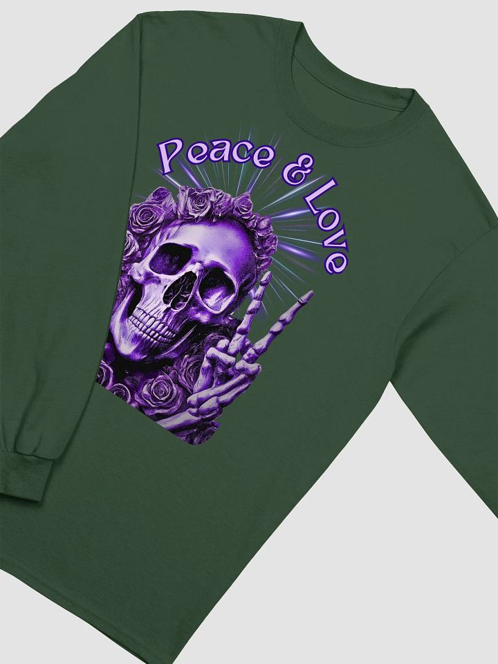 Peace Skull long sleeve tee product image (2)
